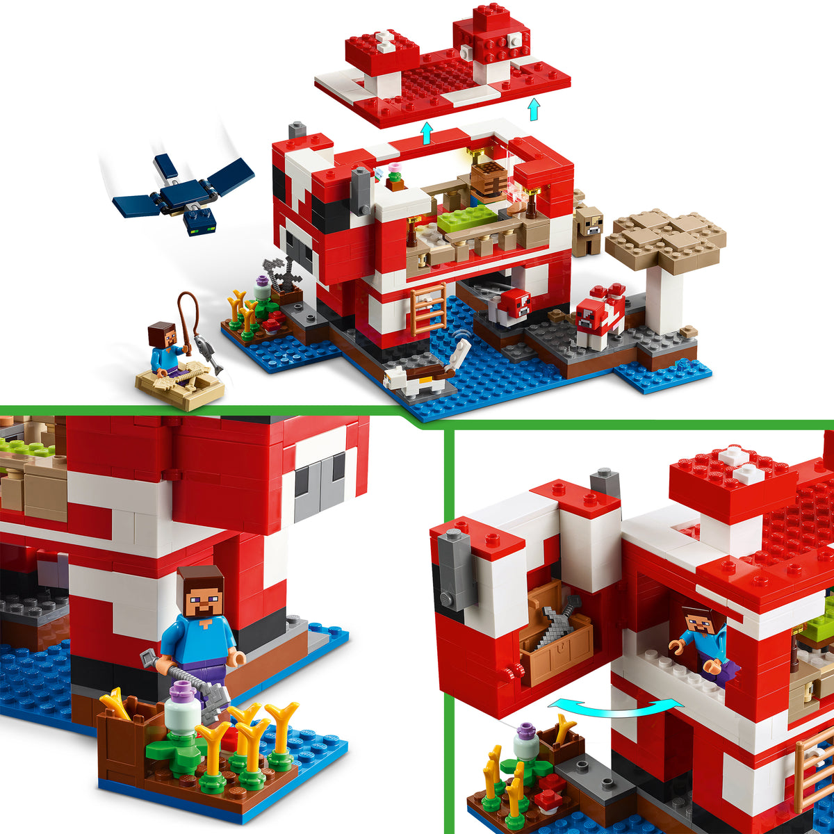 LEGO Minecraft 21270 Das Pilzkuh-Haus
