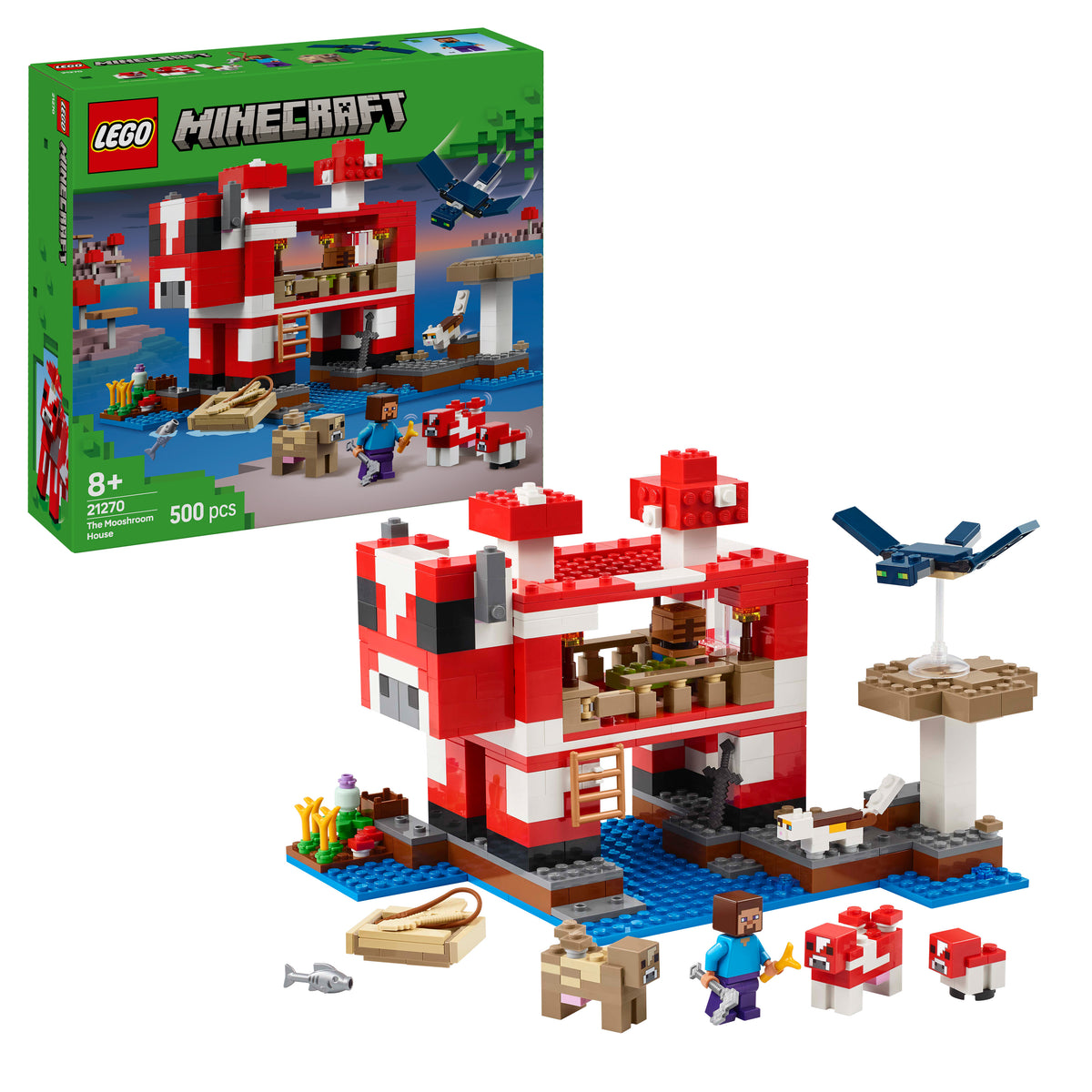 LEGO Minecraft 21270 Das Pilzkuh-Haus