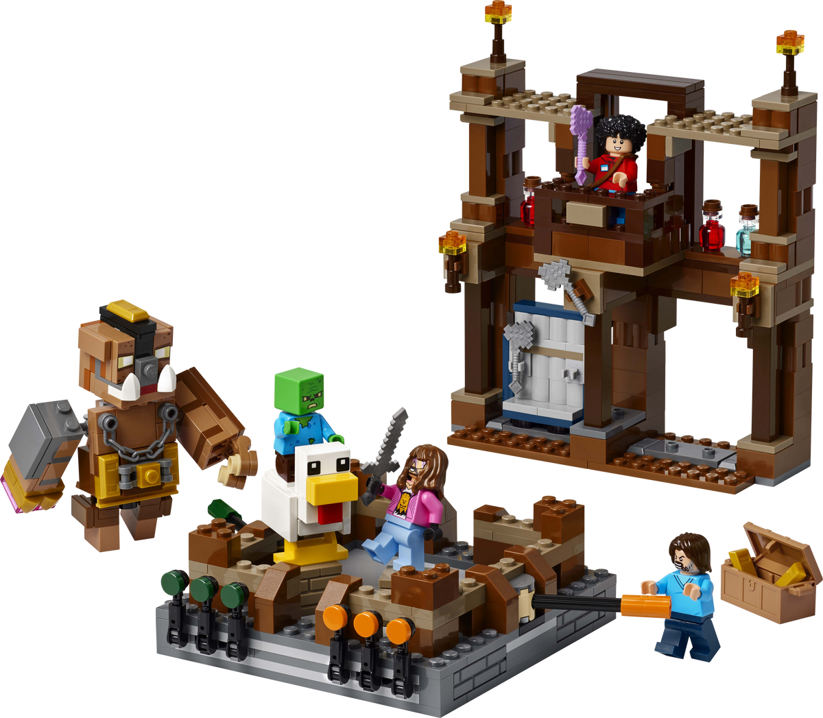 LEGO Minecraft 21272 Waldanwesen mit Boxring