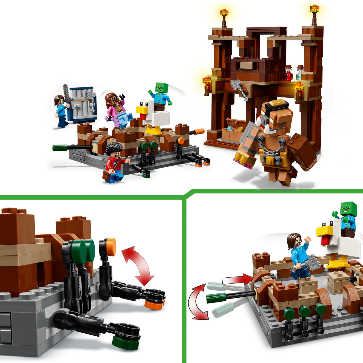 LEGO Minecraft 21272 Waldanwesen mit Boxring