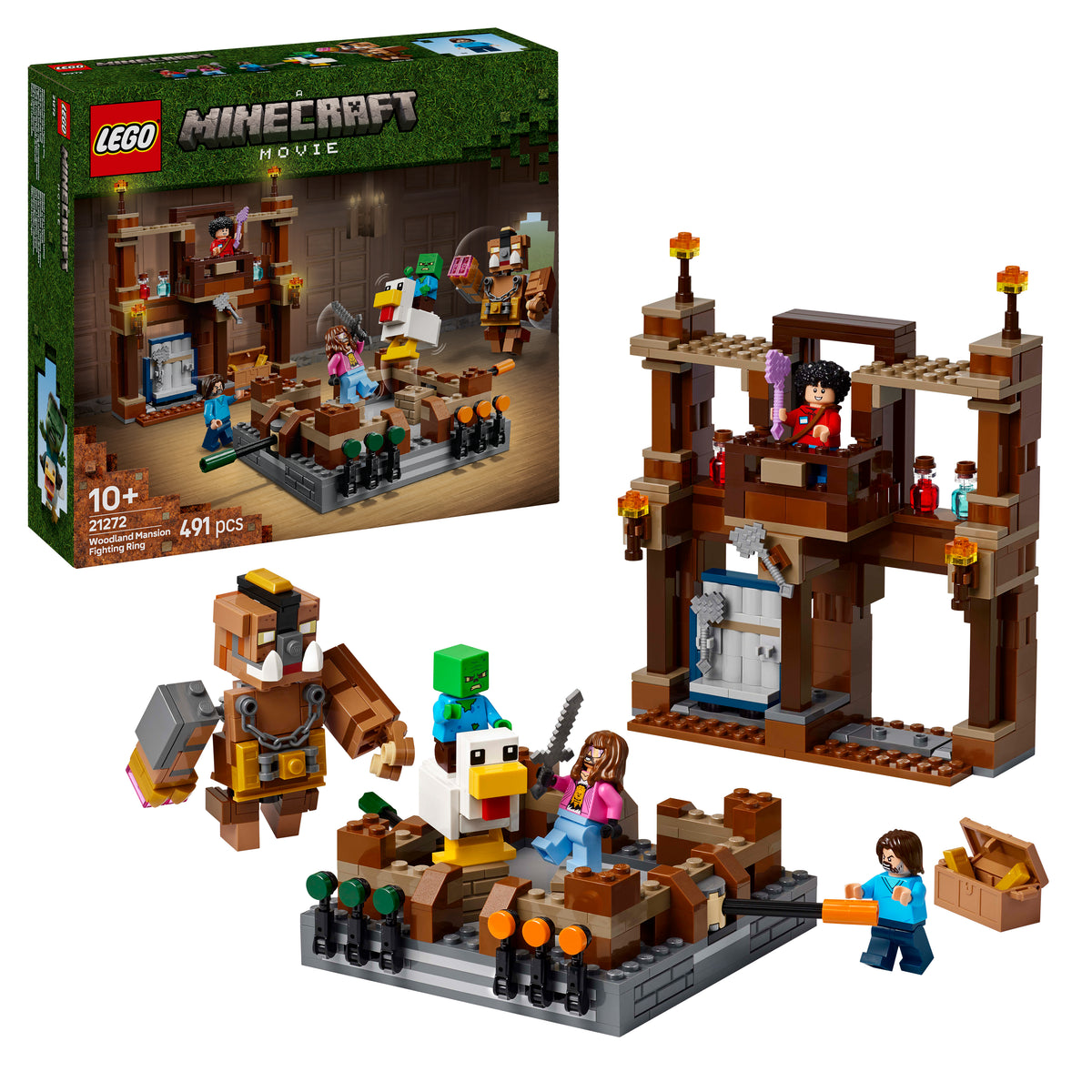 LEGO Minecraft 21272 Waldanwesen mit Boxring