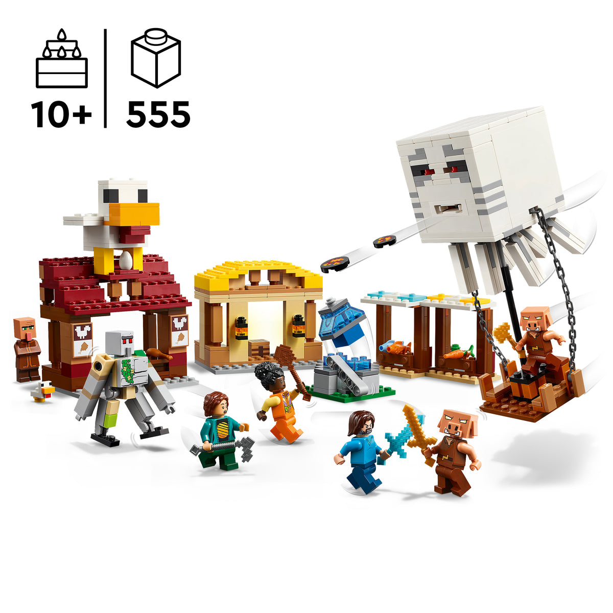 LEGO Minecraft 21273 Angriff des Ghast-Ballons