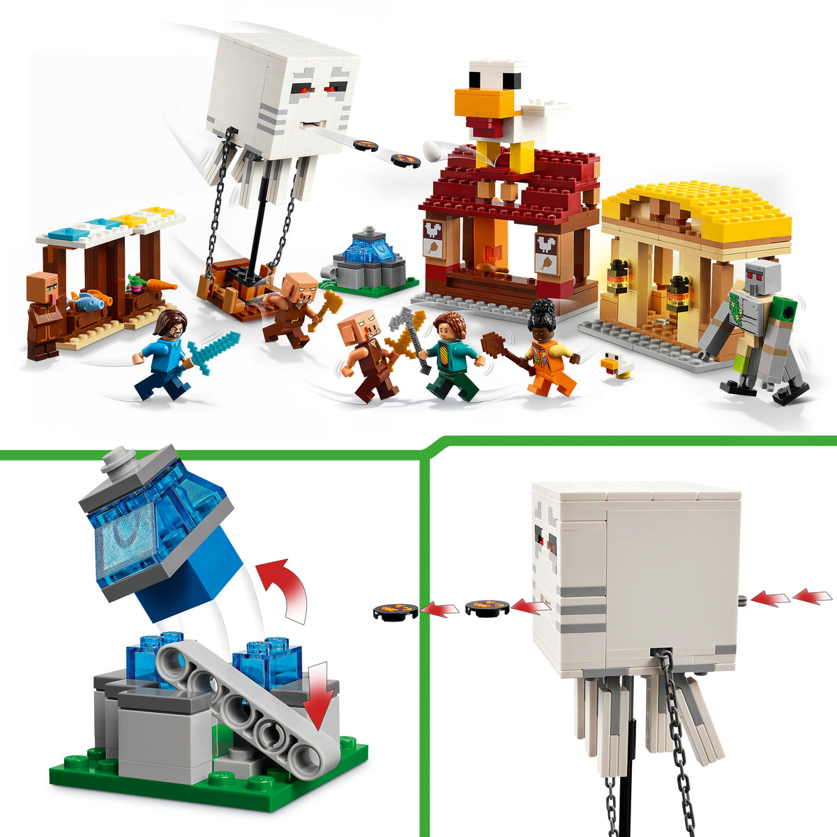 LEGO Minecraft 21273 Angriff des Ghast-Ballons