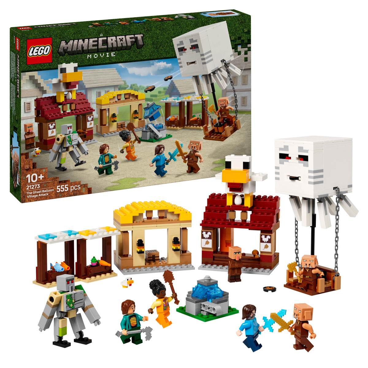 LEGO Minecraft 21273 Angriff des Ghast-Ballons