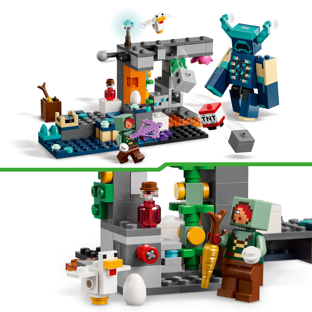 LEGO Minecraft 21274 Begegnung mit dem Wächter