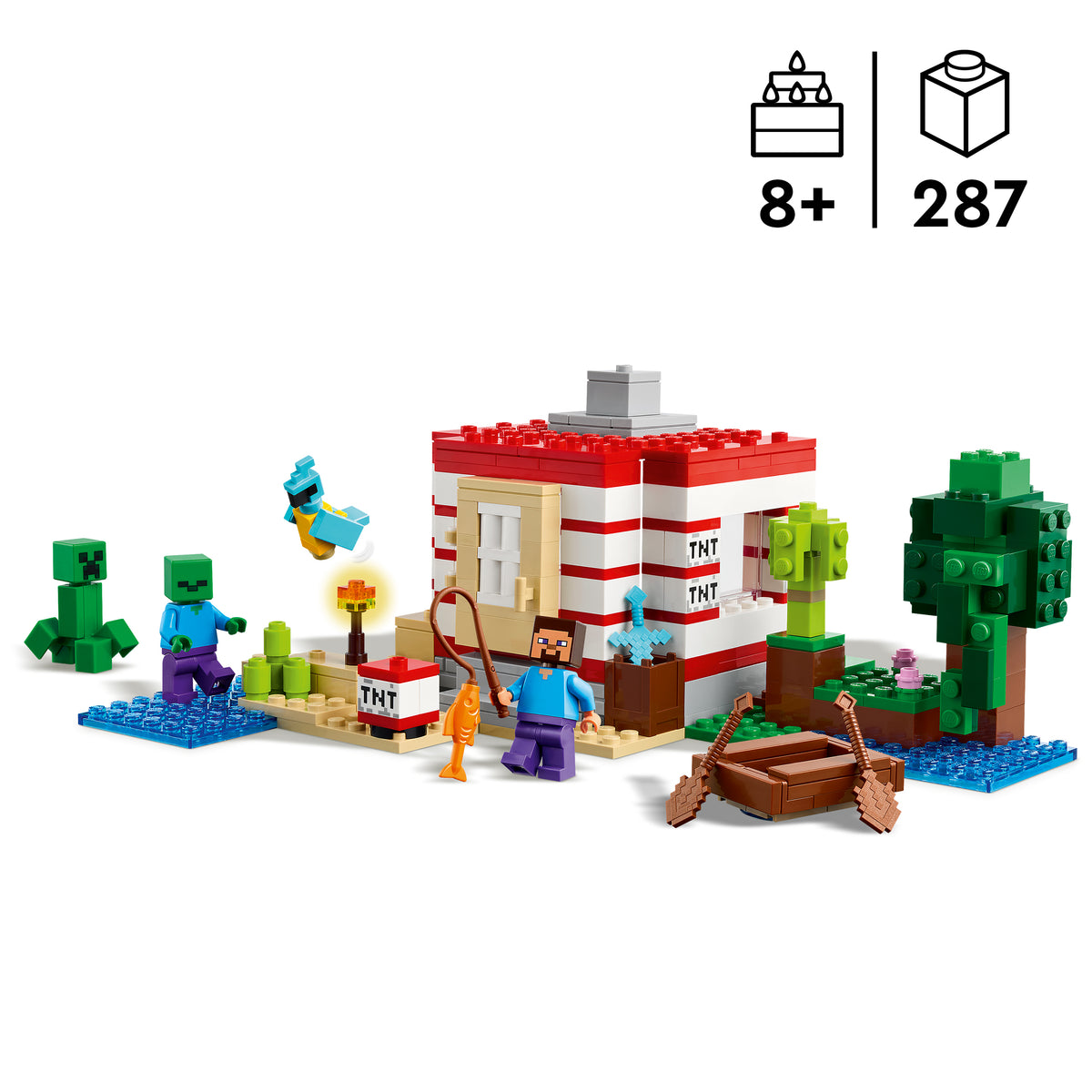 LEGO Minecraft 21275 Das TNT-Dschungelhaus