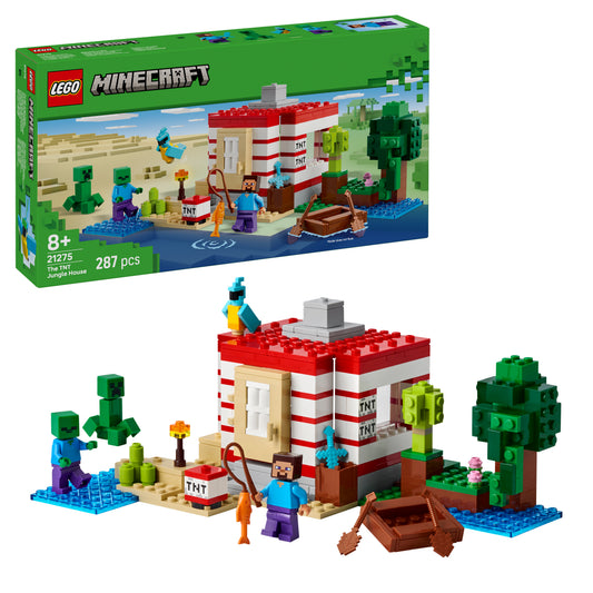 LEGO Minecraft 21275 Das TNT-Dschungelhaus