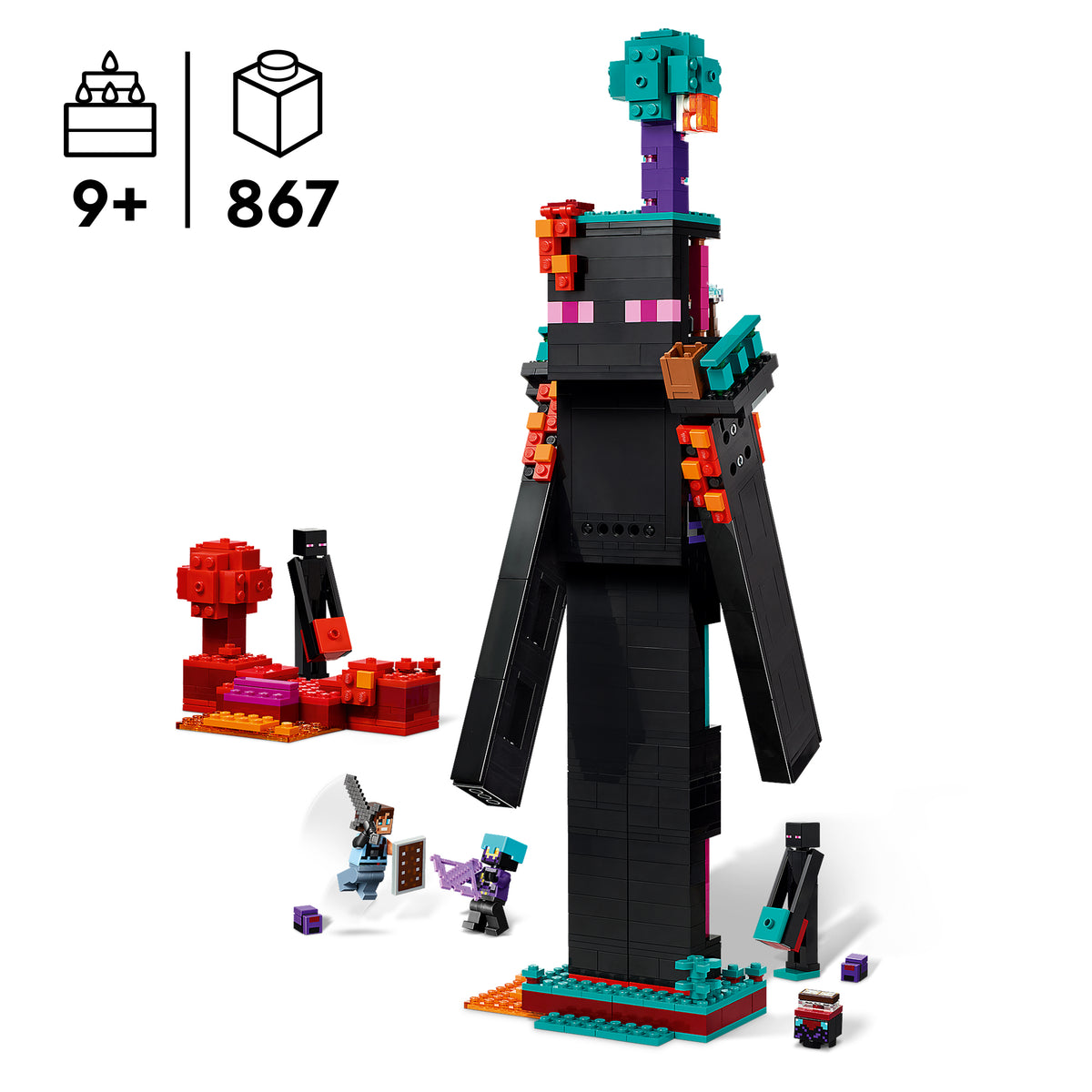 LEGO Minecraft 21279 Der Enderman-Turm