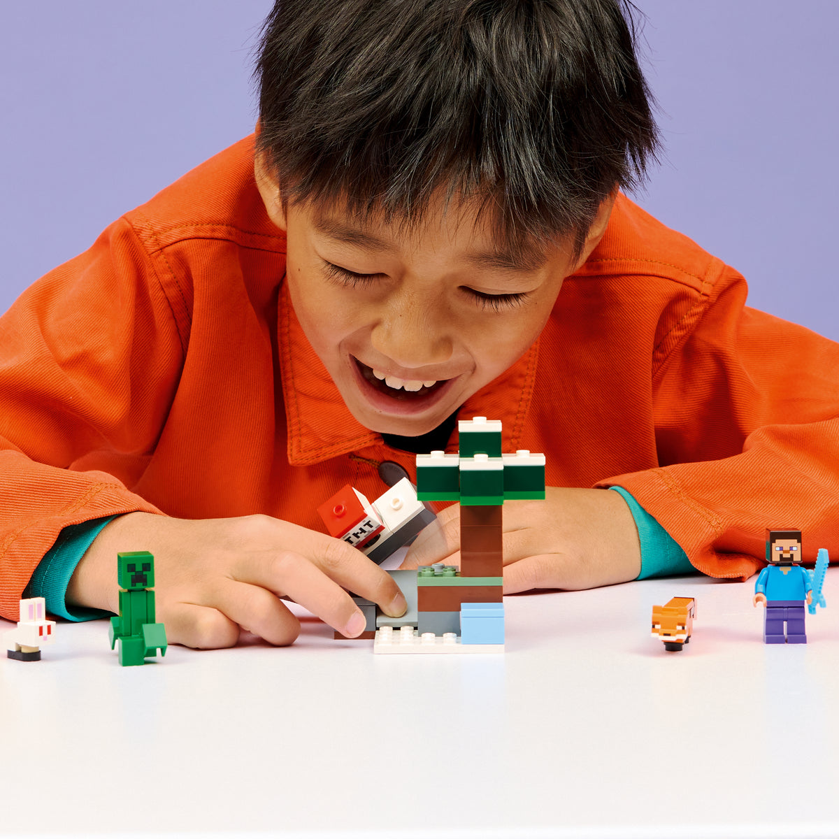 LEGO Minecraft 21583 Steves Abenteuer in der Taiga