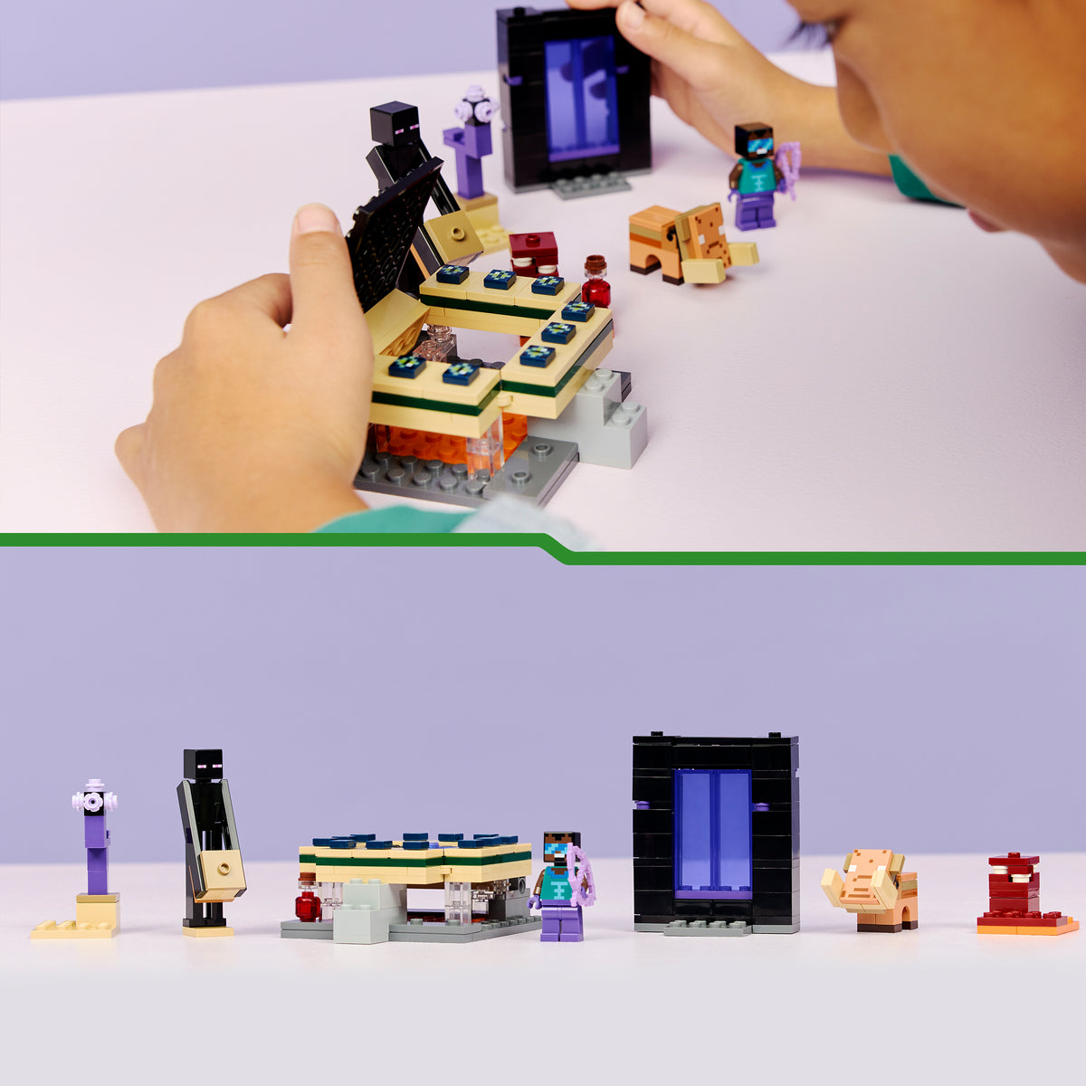 LEGO Minecraft 21584 Reise durch Nether und Endportal