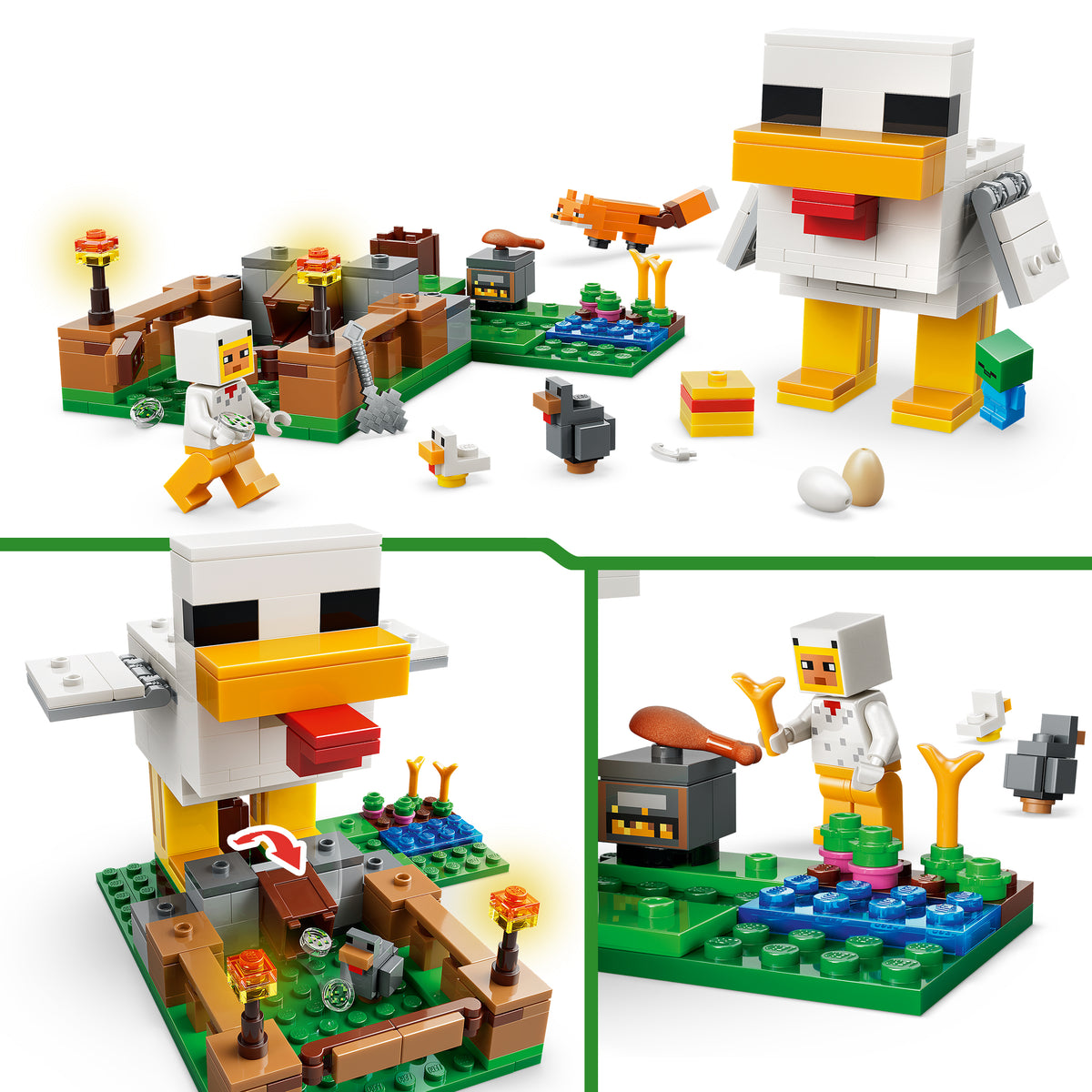 LEGO Minecraft 21585 Hühnerfarm