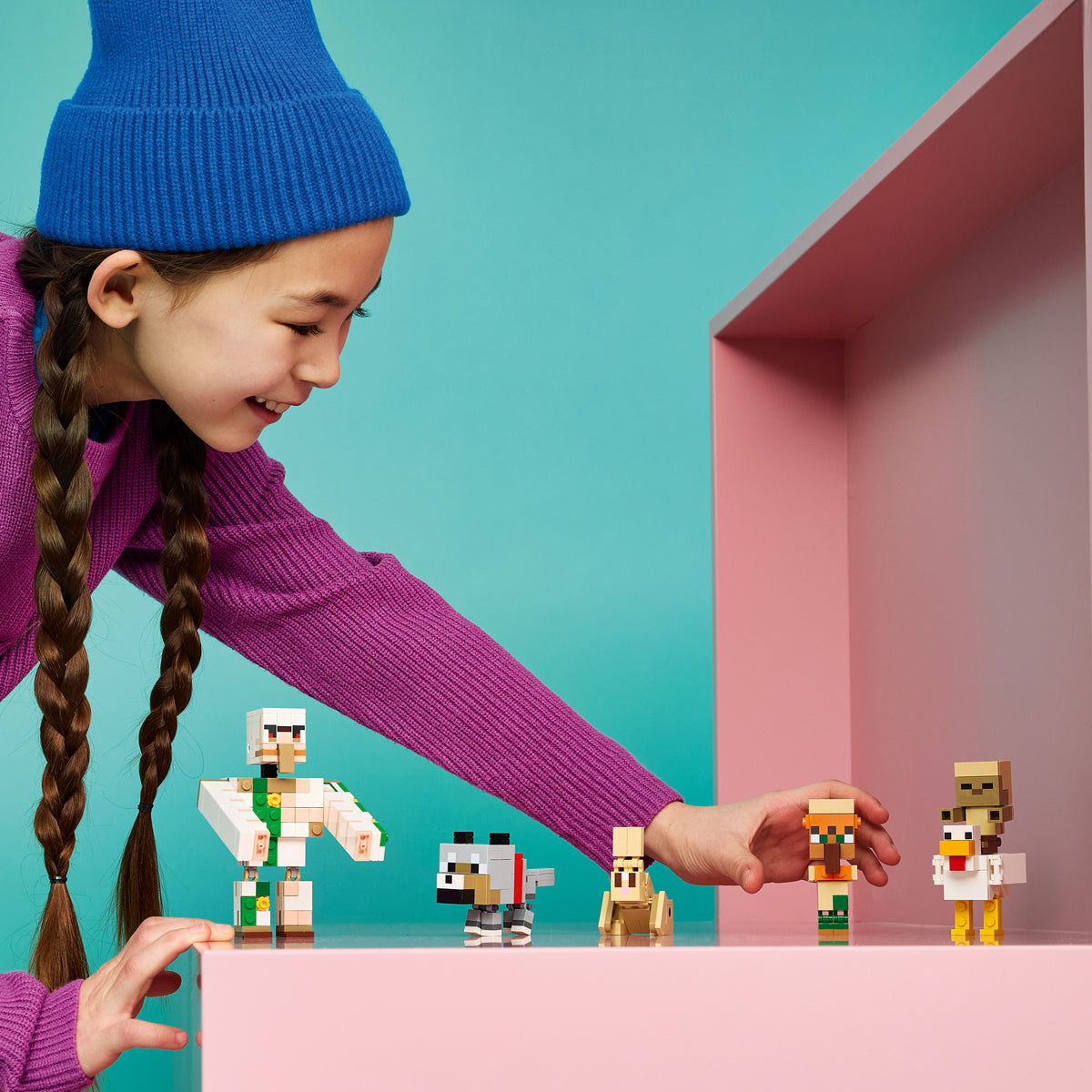 LEGO Minecraft 21592 Angriff des Hühnerreiters in der Wüste