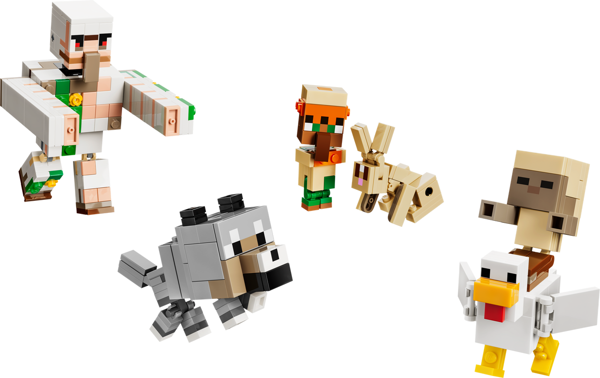 LEGO Minecraft 21592 Angriff des Hühnerreiters in der Wüste