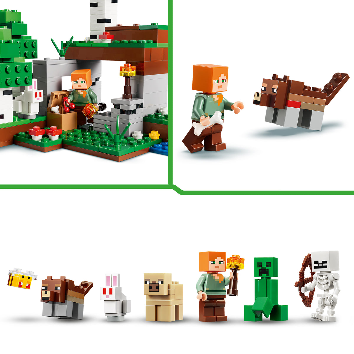 LEGO Minecraft 21593 Erstes Abenteuer in der Nacht