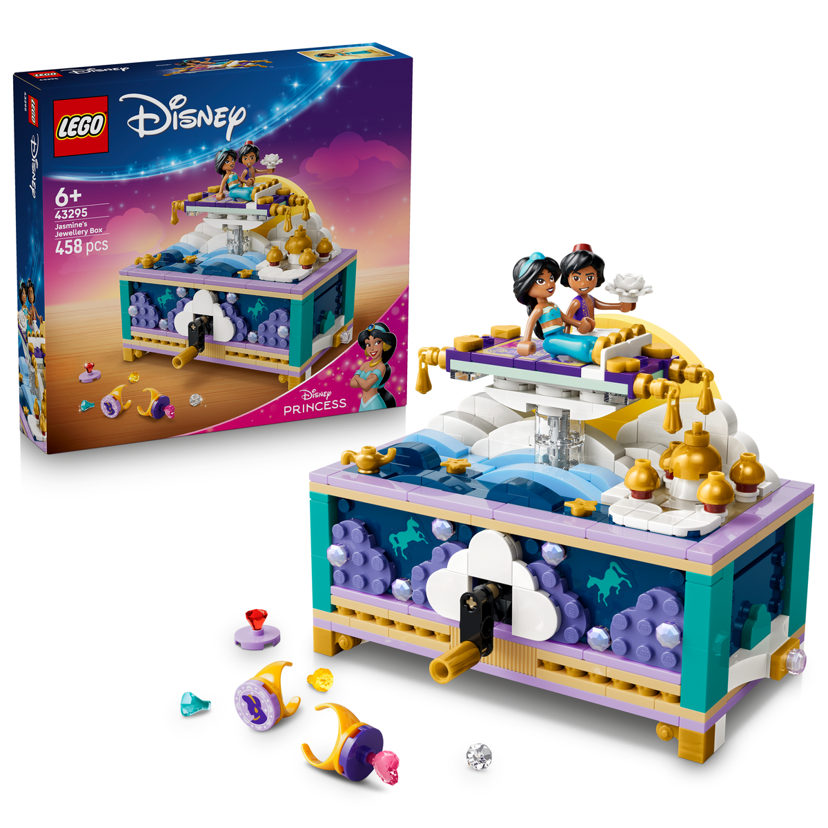LEGO Disney Princess 43295 Jasmins Schmuckkästchen