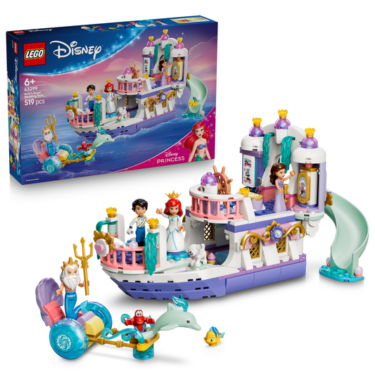 LEGO Disney Princess 43299 Arielles Königliches Hochzeitsboot
