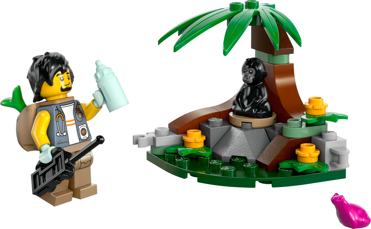 LEGO Polybag 30665 Dschungelforscher mit Baby-Gorilla
