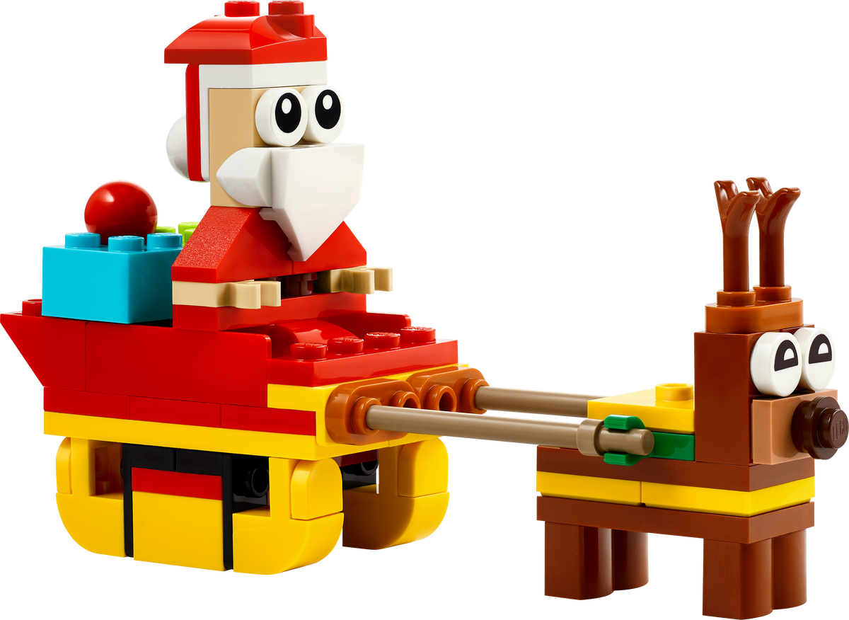 LEGO Polybag 30670 Weihnachtsmann auf Schlittenfahrt