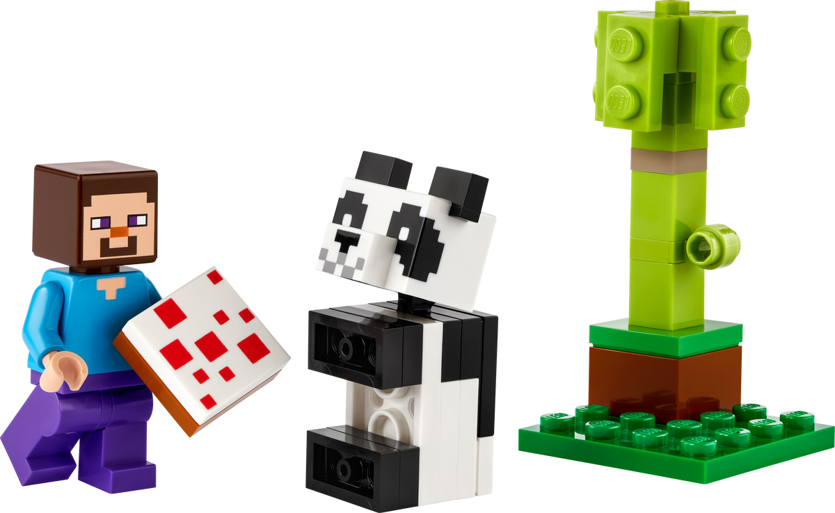 LEGO Polybag 30672 Steve mit Baby-Panda