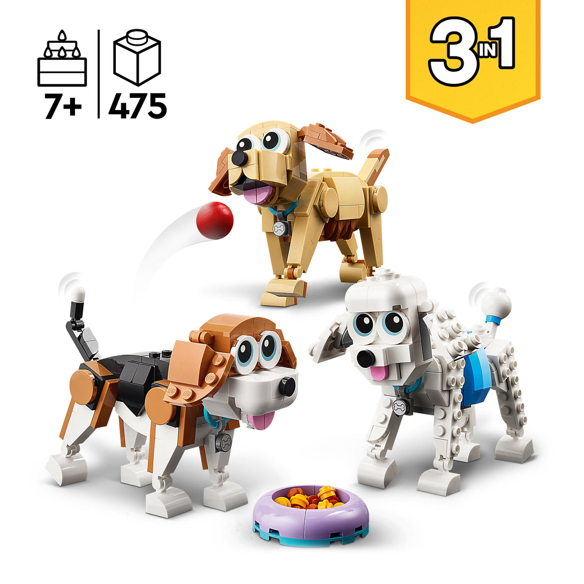 LEGO Creator 31137 Niedliche Hunde