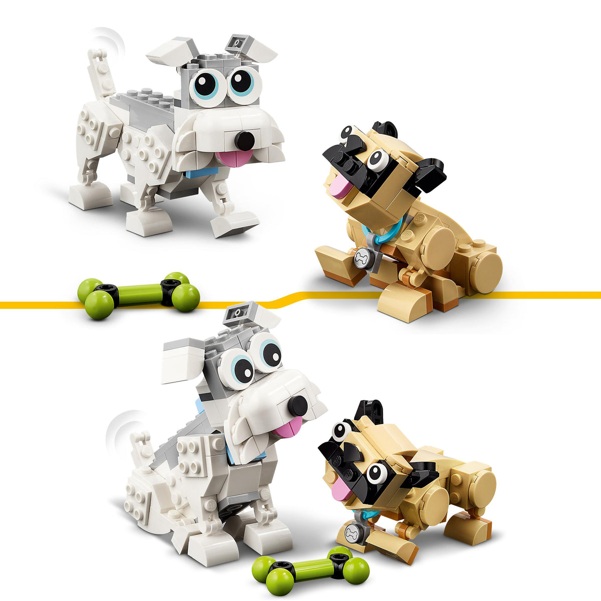 LEGO Creator 31137 Niedliche Hunde