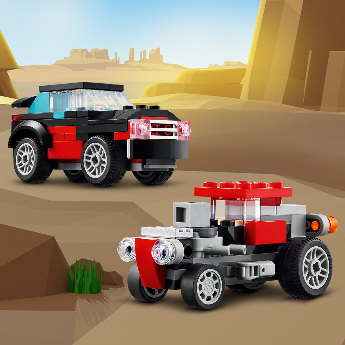 LEGO Creator 31146 Tieflader mit Hubschrauber