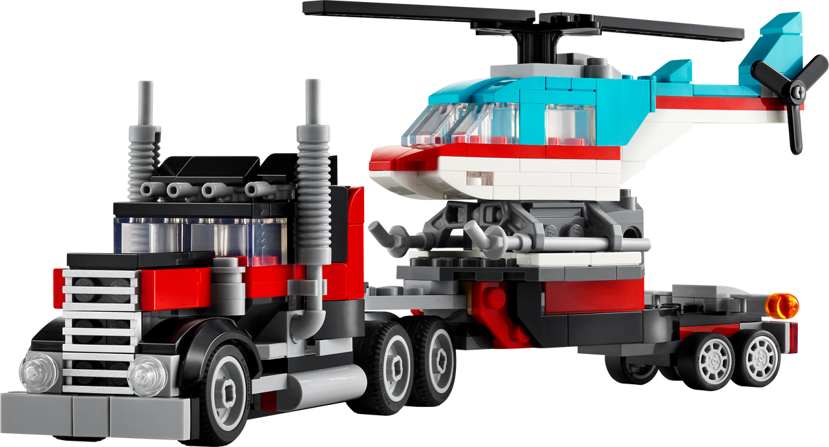 LEGO Creator 31146 Tieflader mit Hubschrauber