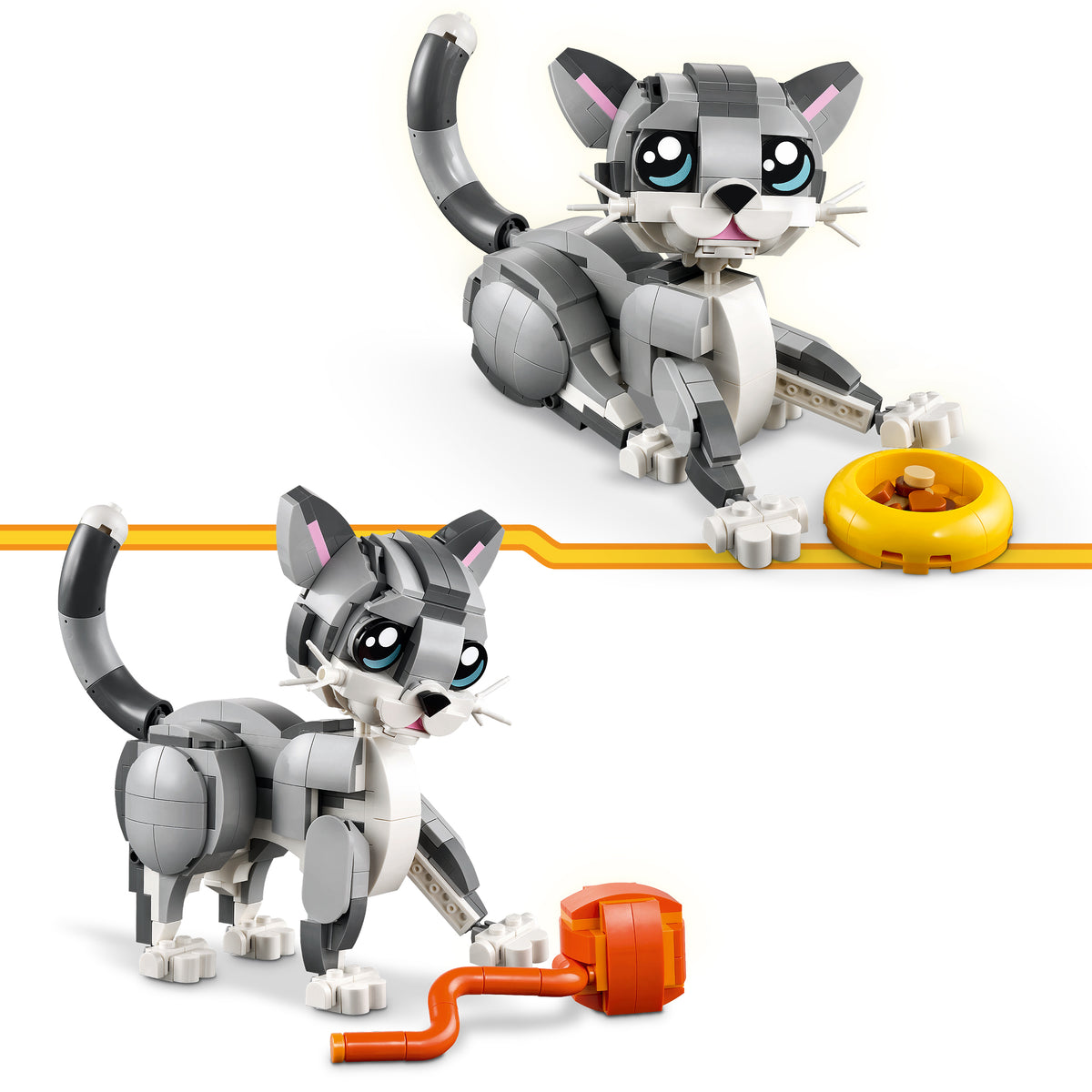 LEGO Creator 31163 3in1 Graue Katze