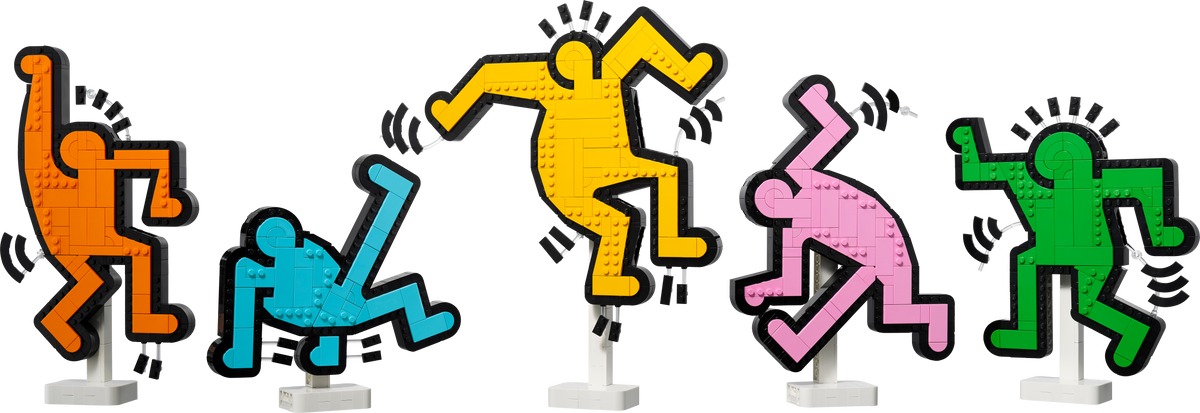 LEGO Art 31216 Keith Haring – Tanzende Figuren
