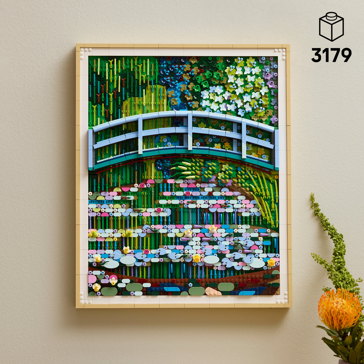 LEGO Art 31220 Claude Monet – Brücke über einen Seerosenteich