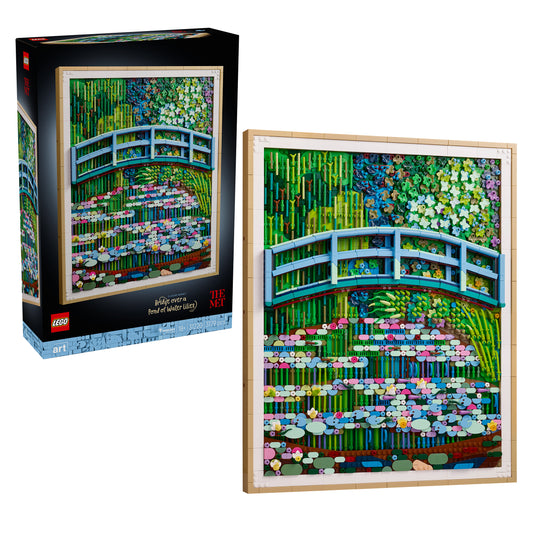 LEGO Art 31220 Claude Monet – Brücke über einen Seerosenteich