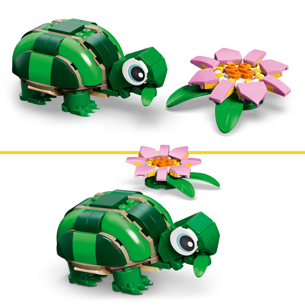 LEGO Creator 31377 Schildkröte mit Seerose