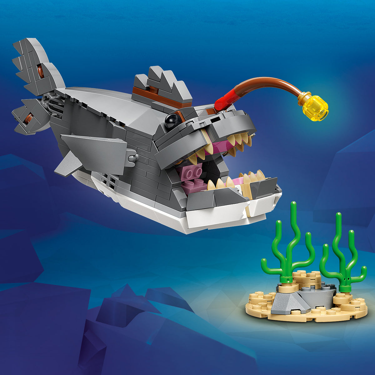 LEGO Creator 31381 Wilder Hai mit Schatztruhe