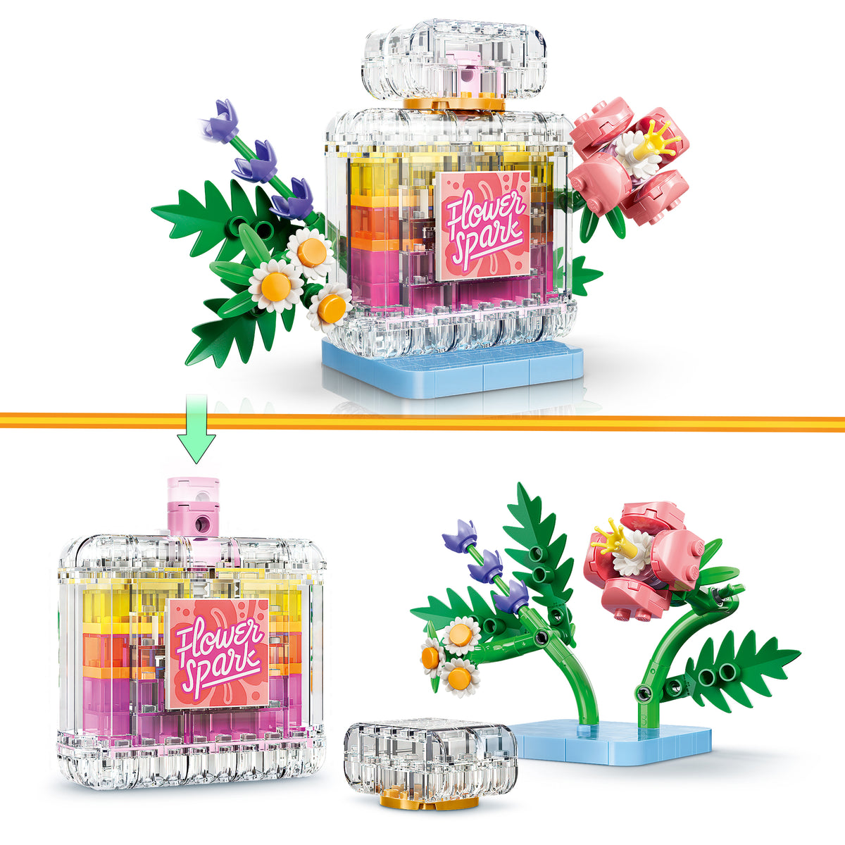 LEGO Creator 31383 Parfümflasche mit Blumendeko