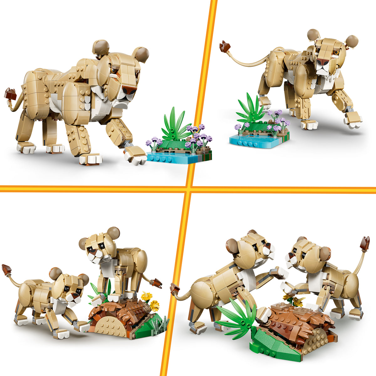 LEGO Creator 31386 Wilde Tiere: Majestätischer Löwe
