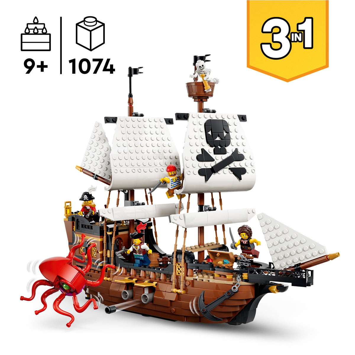 LEGO Creator 31387 Legendäres Piratenschiff