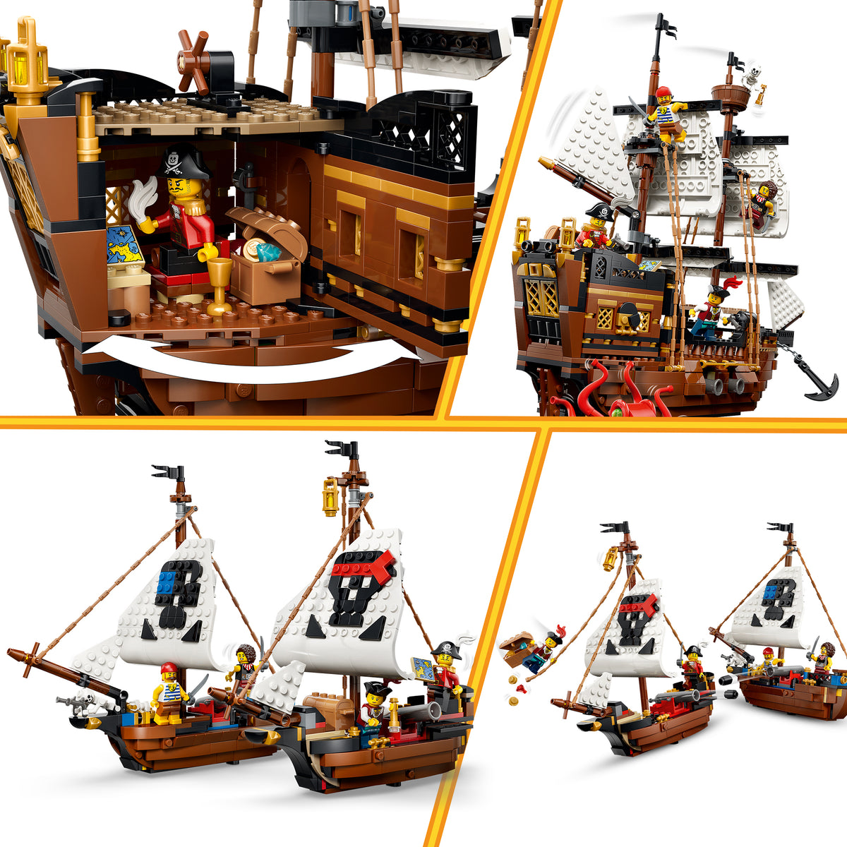 LEGO Creator 31387 Legendäres Piratenschiff