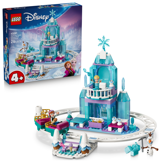 LEGO Disney Frozen 43281 Elsas Schlittenfahrt um den Eispalast