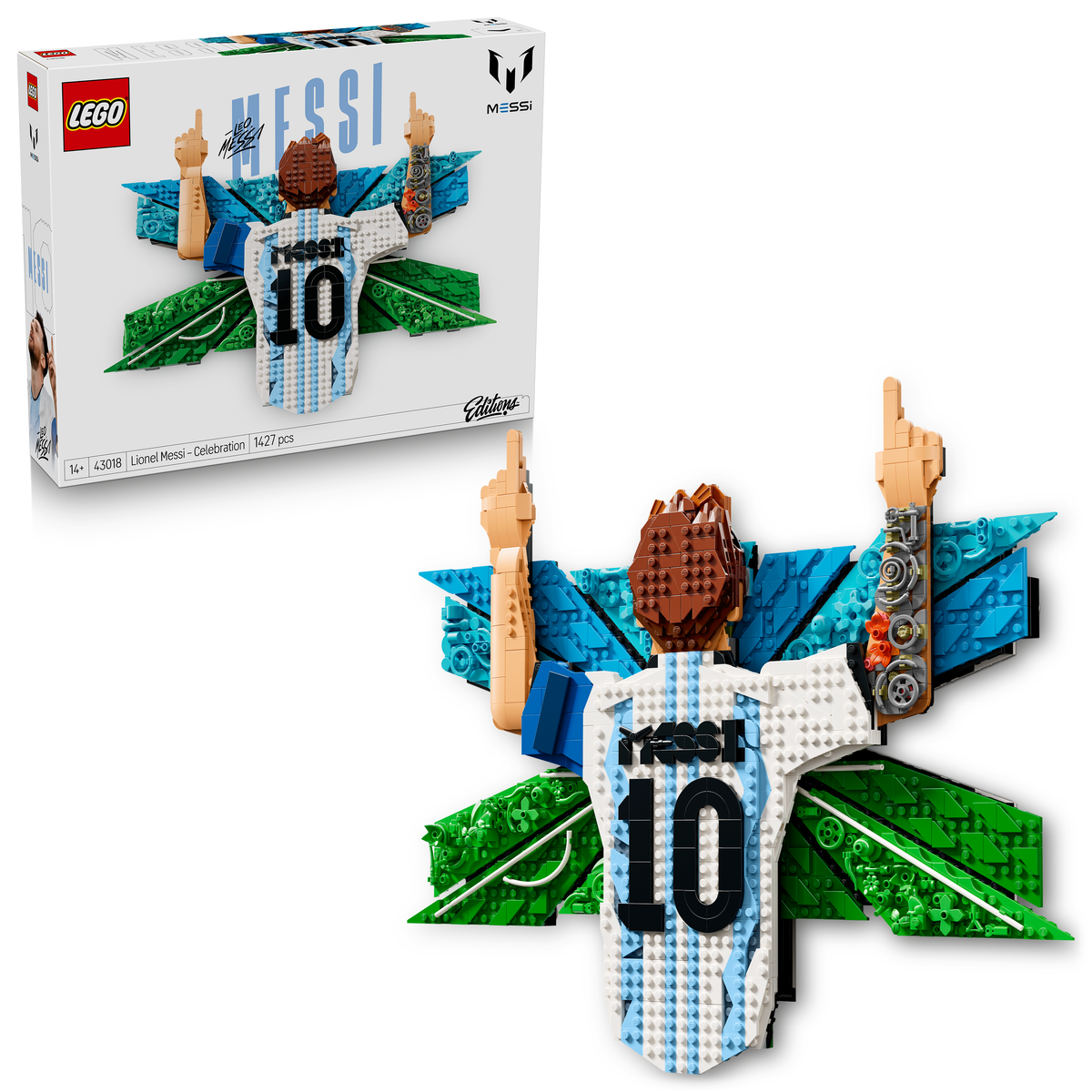 LEGO Editions 43018 Lionel Messi – Torjubel