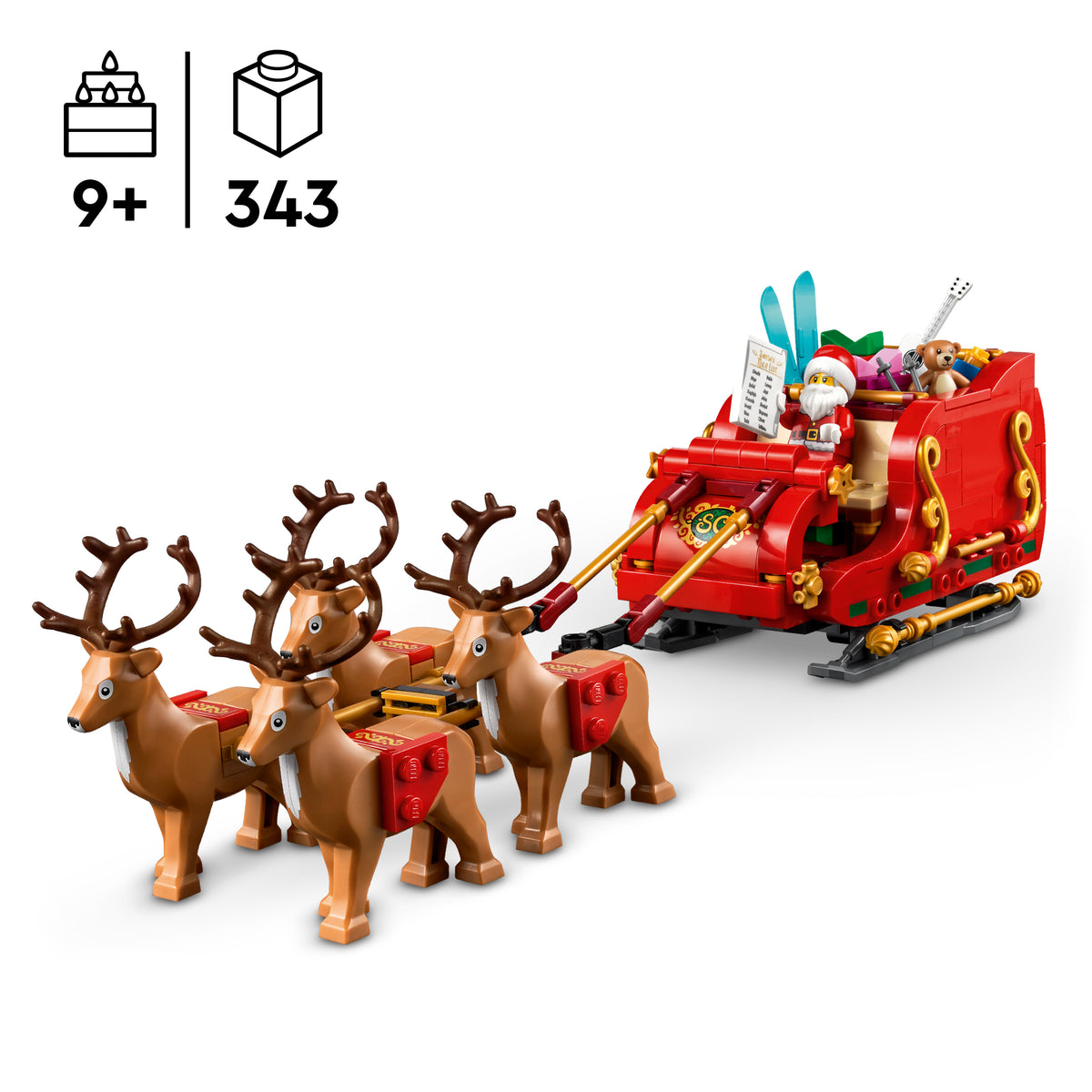 LEGO 40499 Schlitten des Weihnachtsmanns