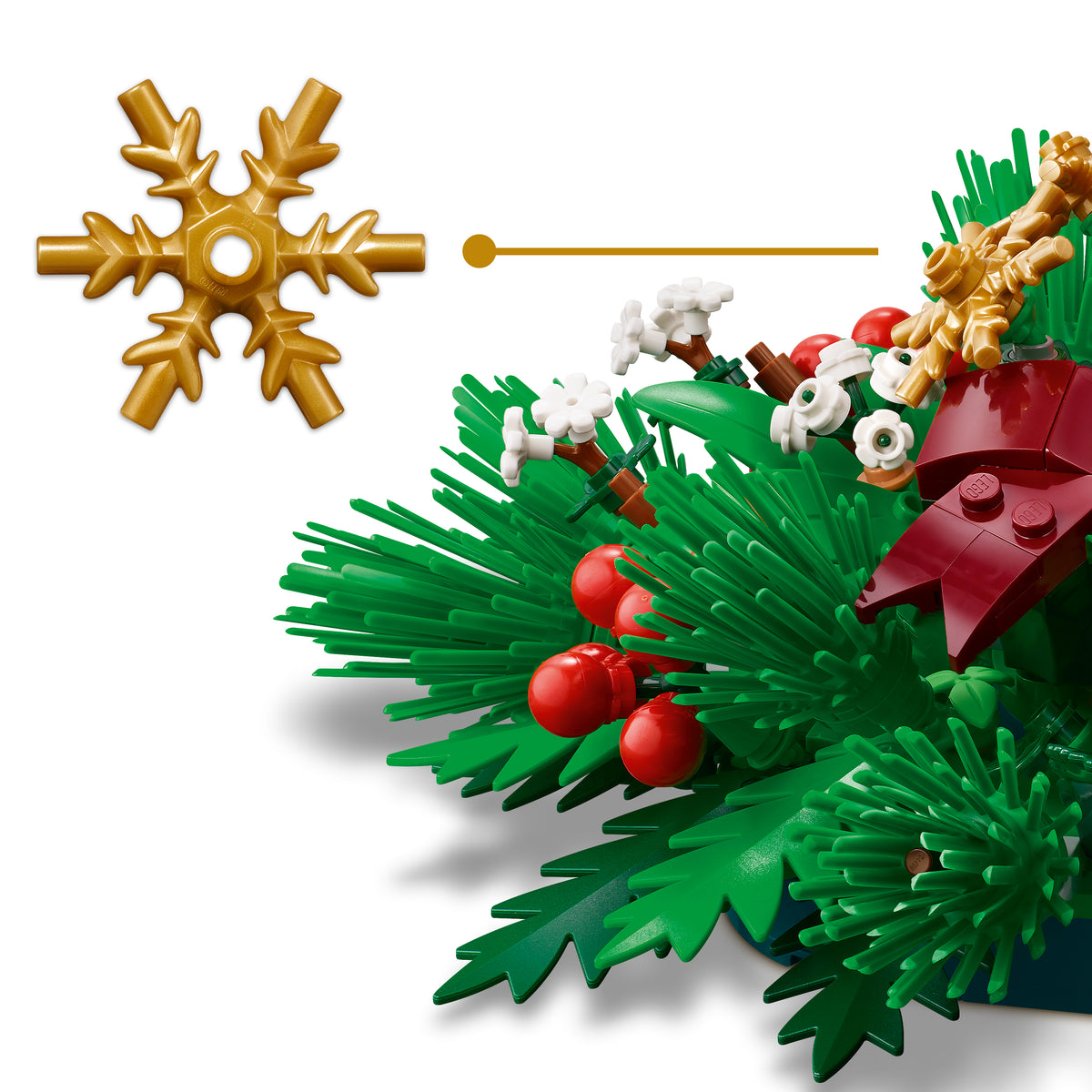 LEGO 40743 Weihnachtsgesteck