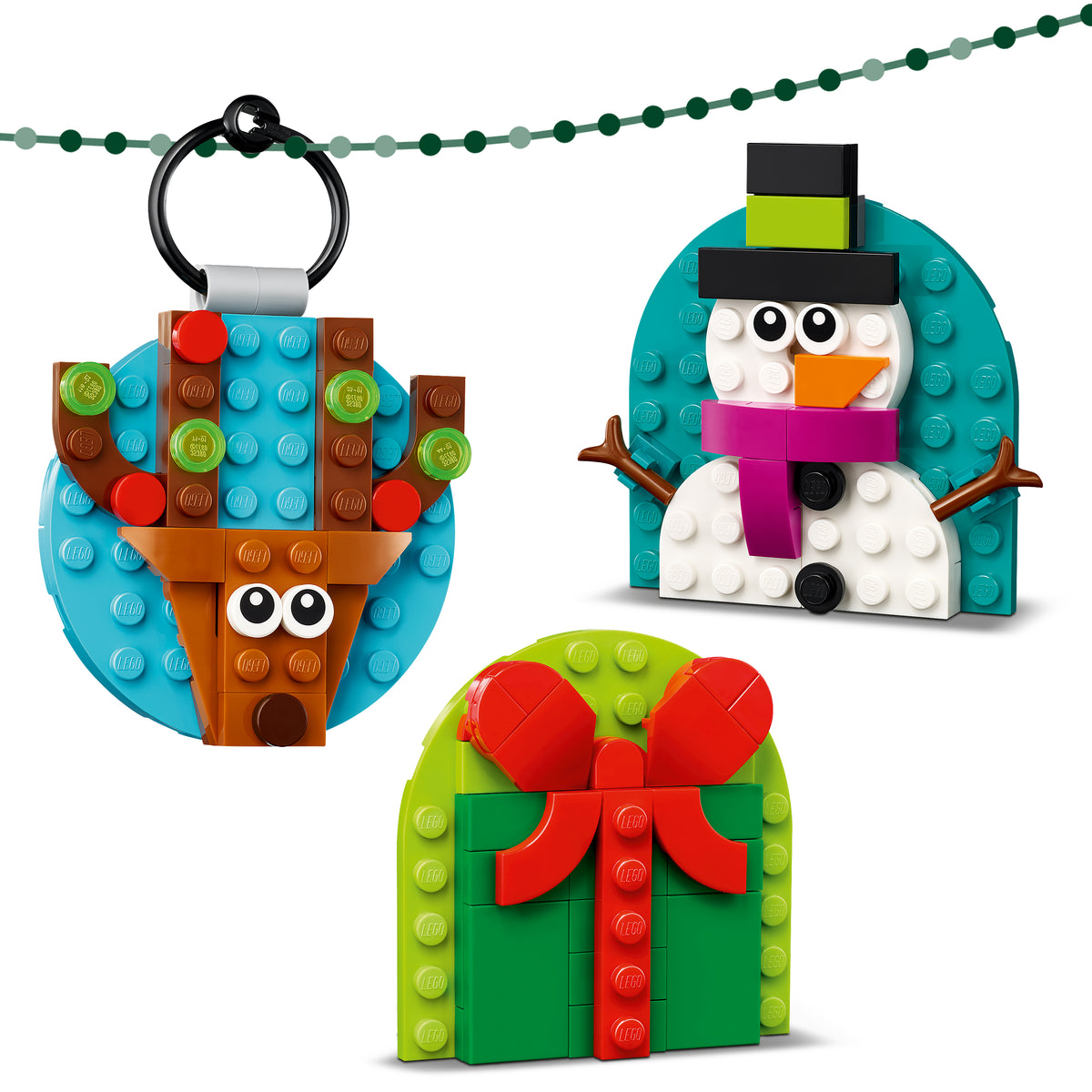LEGO 40744 Verschiedene Christbaumanhänger