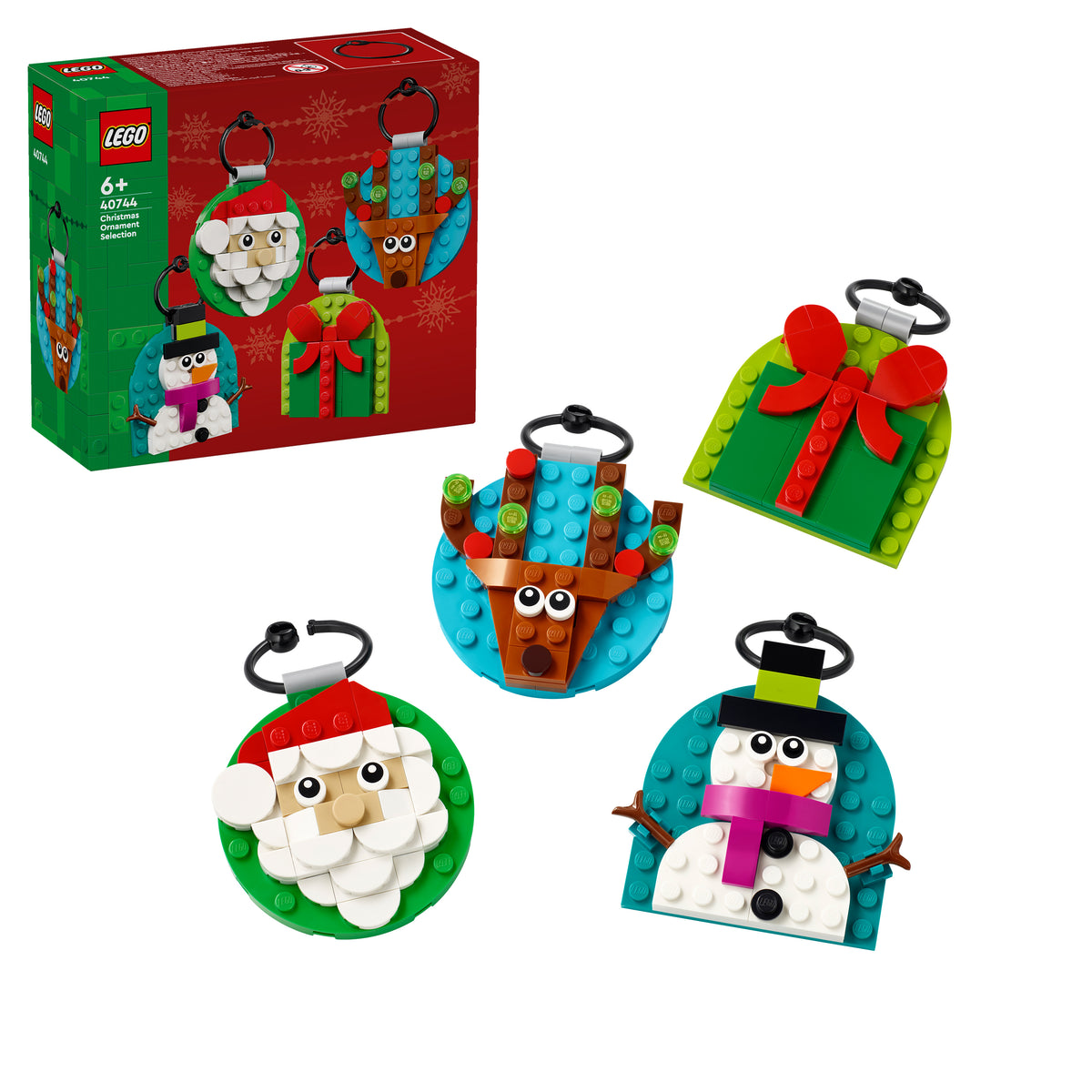 LEGO 40744 Verschiedene Christbaumanhänger