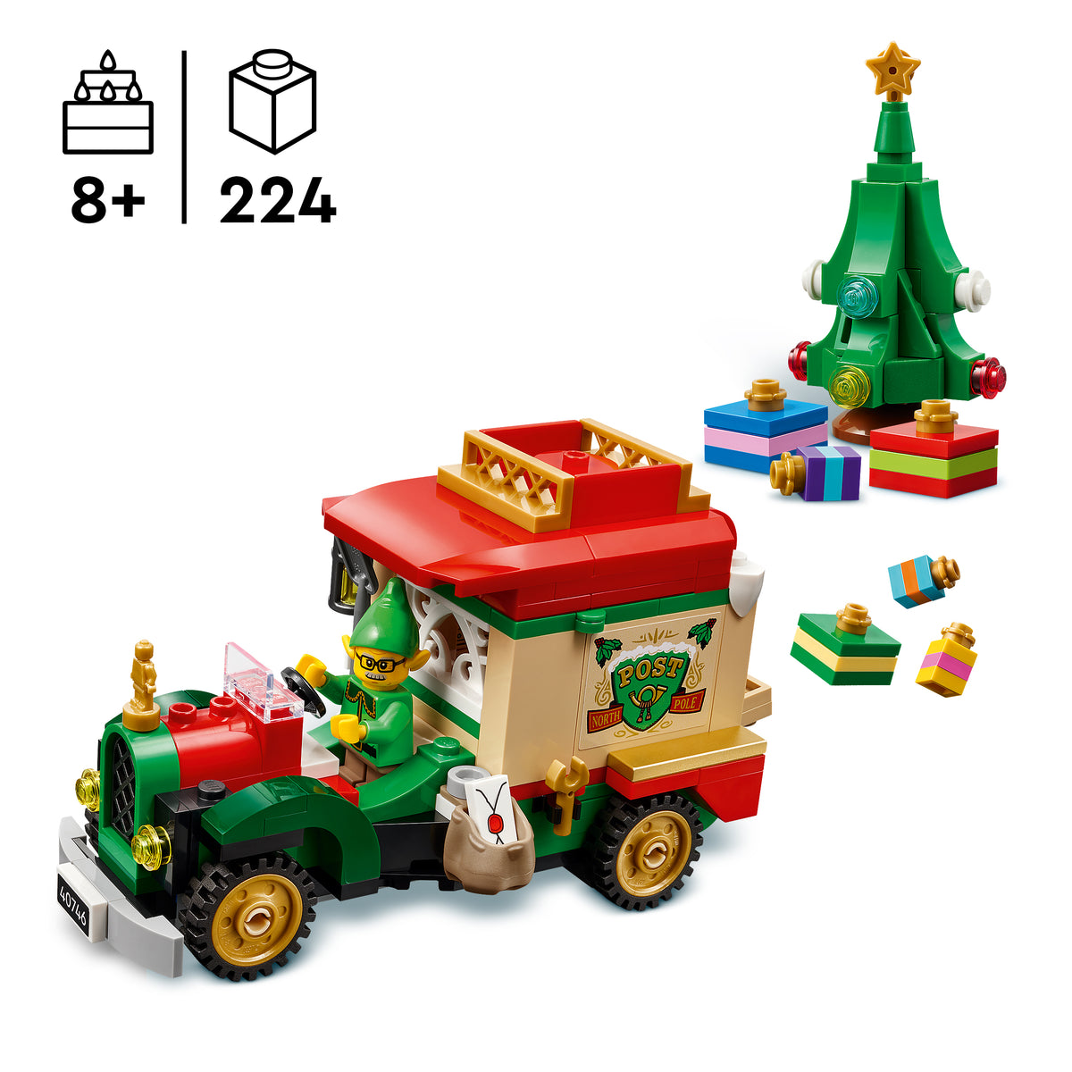 LEGO 40746 Lieferwagen des Weihnachtsmanns