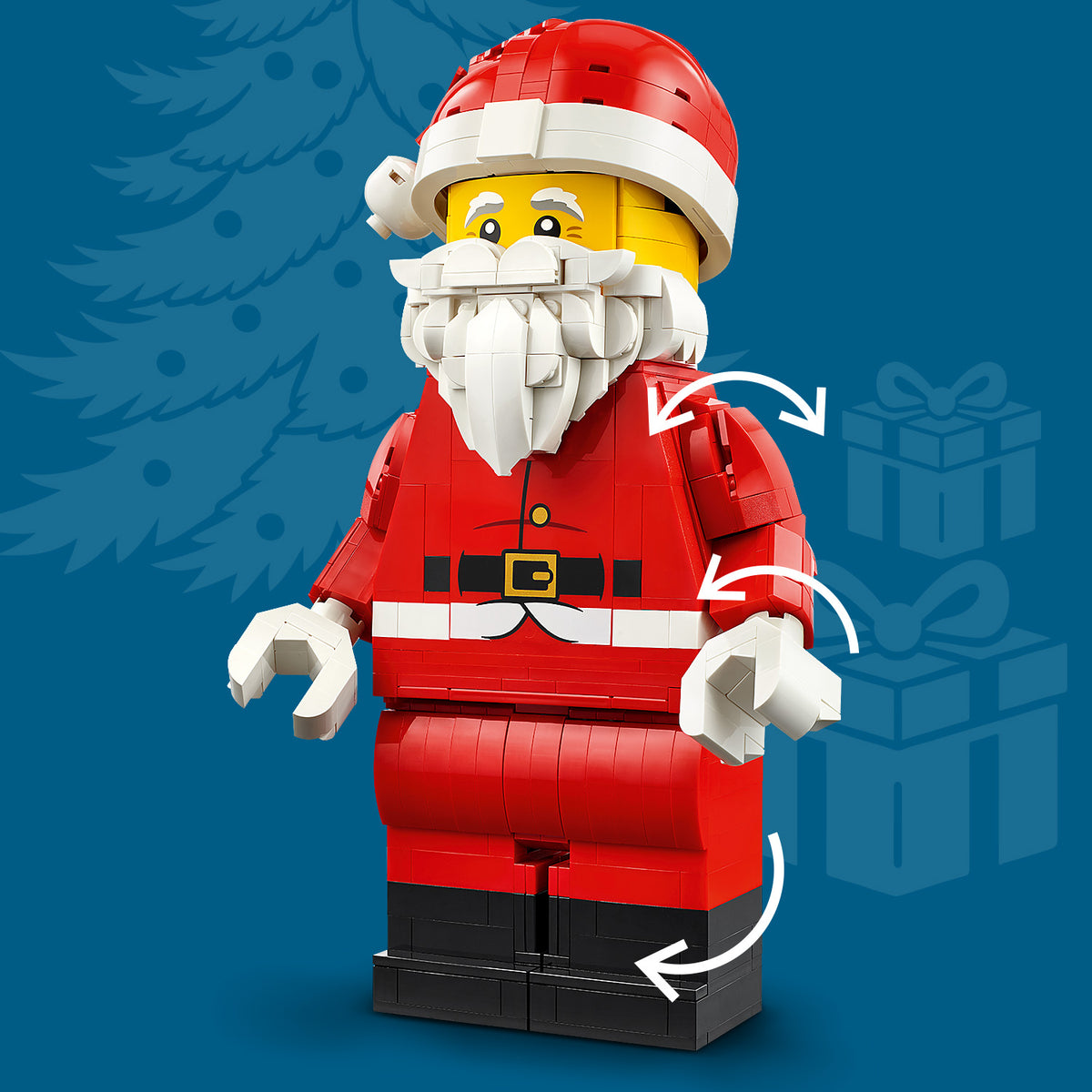 LEGO 40820 große Weihnachtsmann-Minifigur
