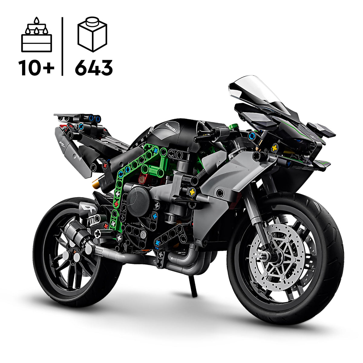 LEGO Technic 42170 Kawasaki Ninja H2R Motorrad