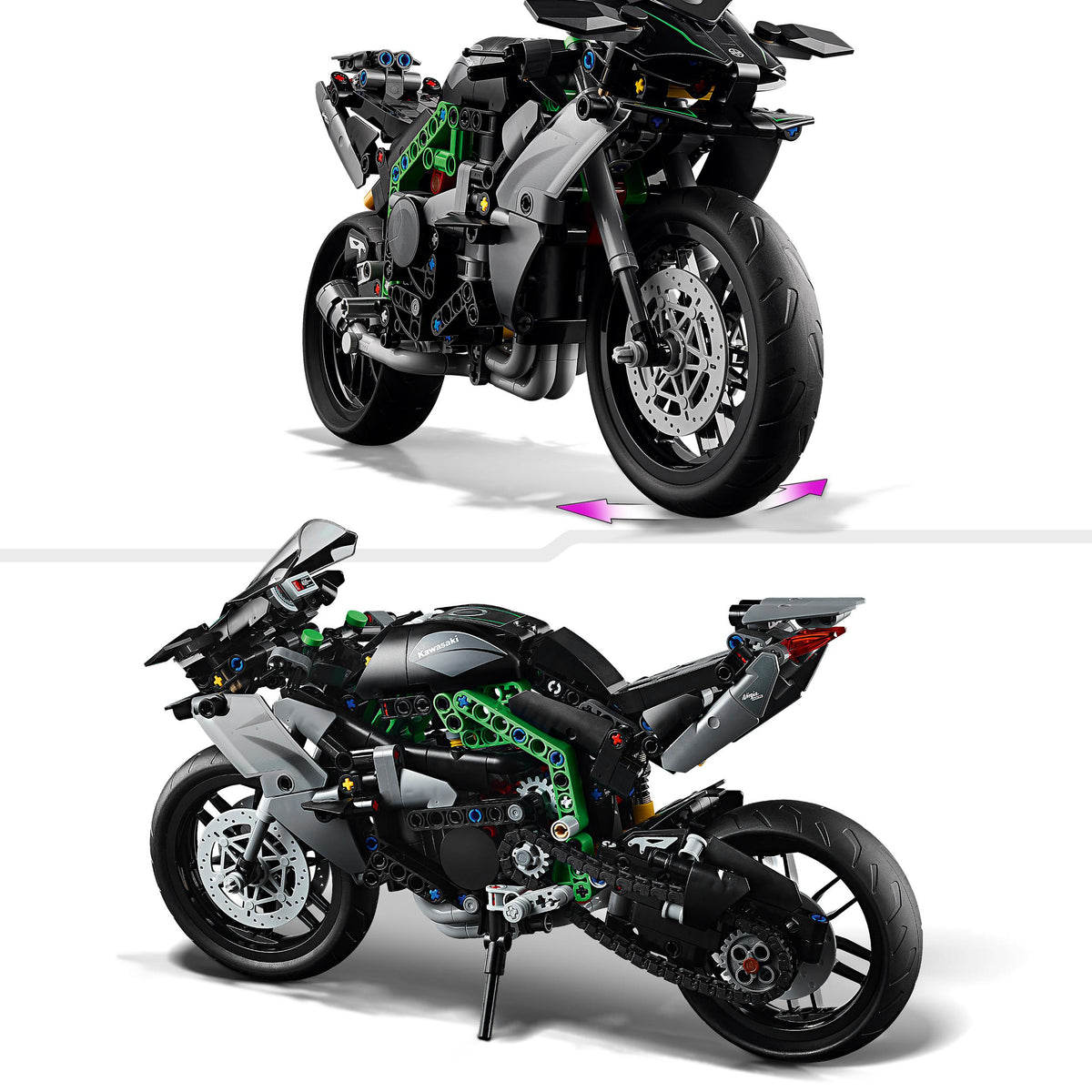 LEGO Technic 42170 Kawasaki Ninja H2R Motorrad
