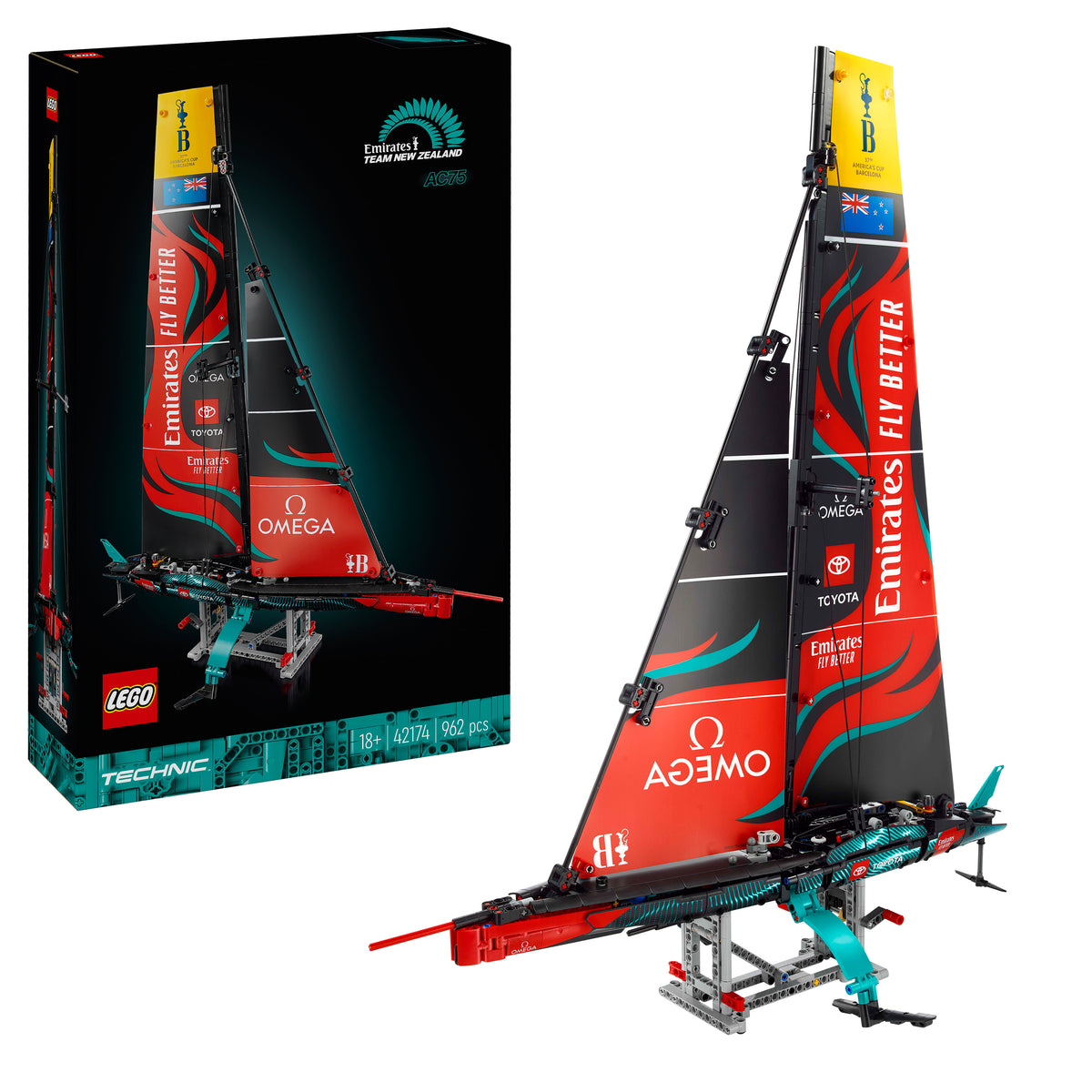 LEGO Technic 42174 Emirates Team New Zealand AC75 Rennjacht