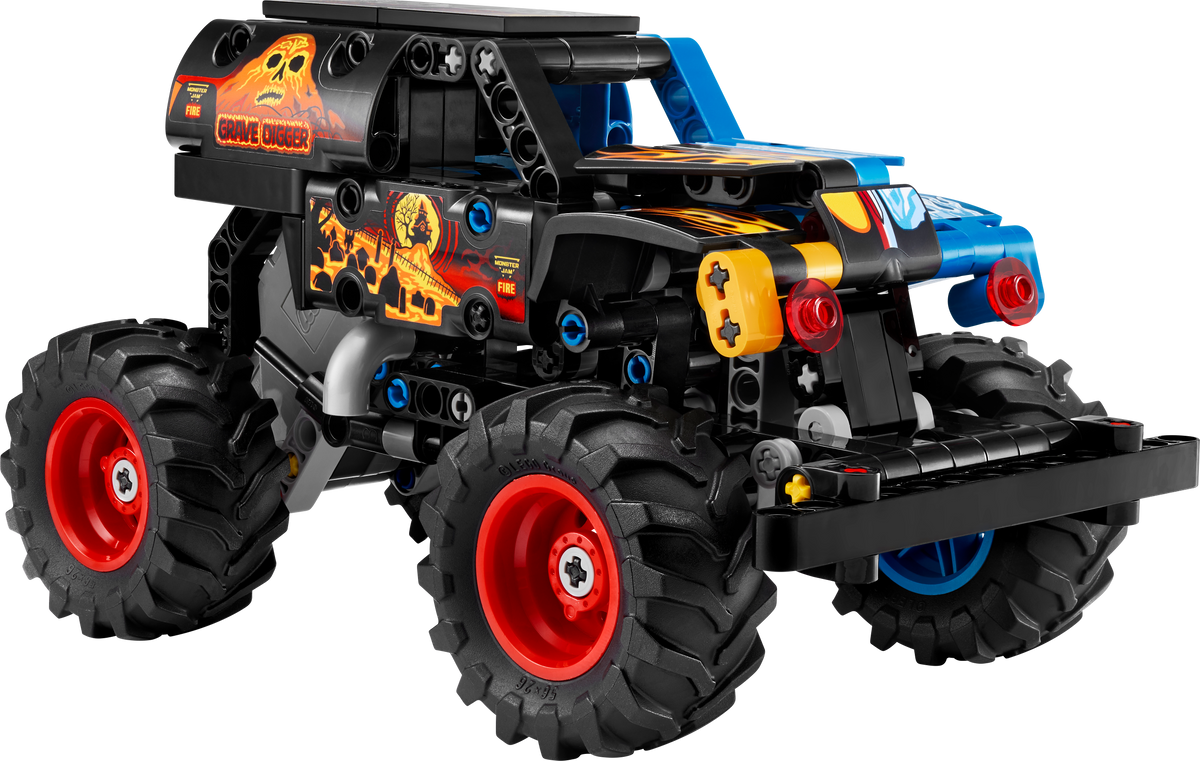 LEGO Technic 42219 Monster Jam™ Grave Digger™ Feuer und Eis