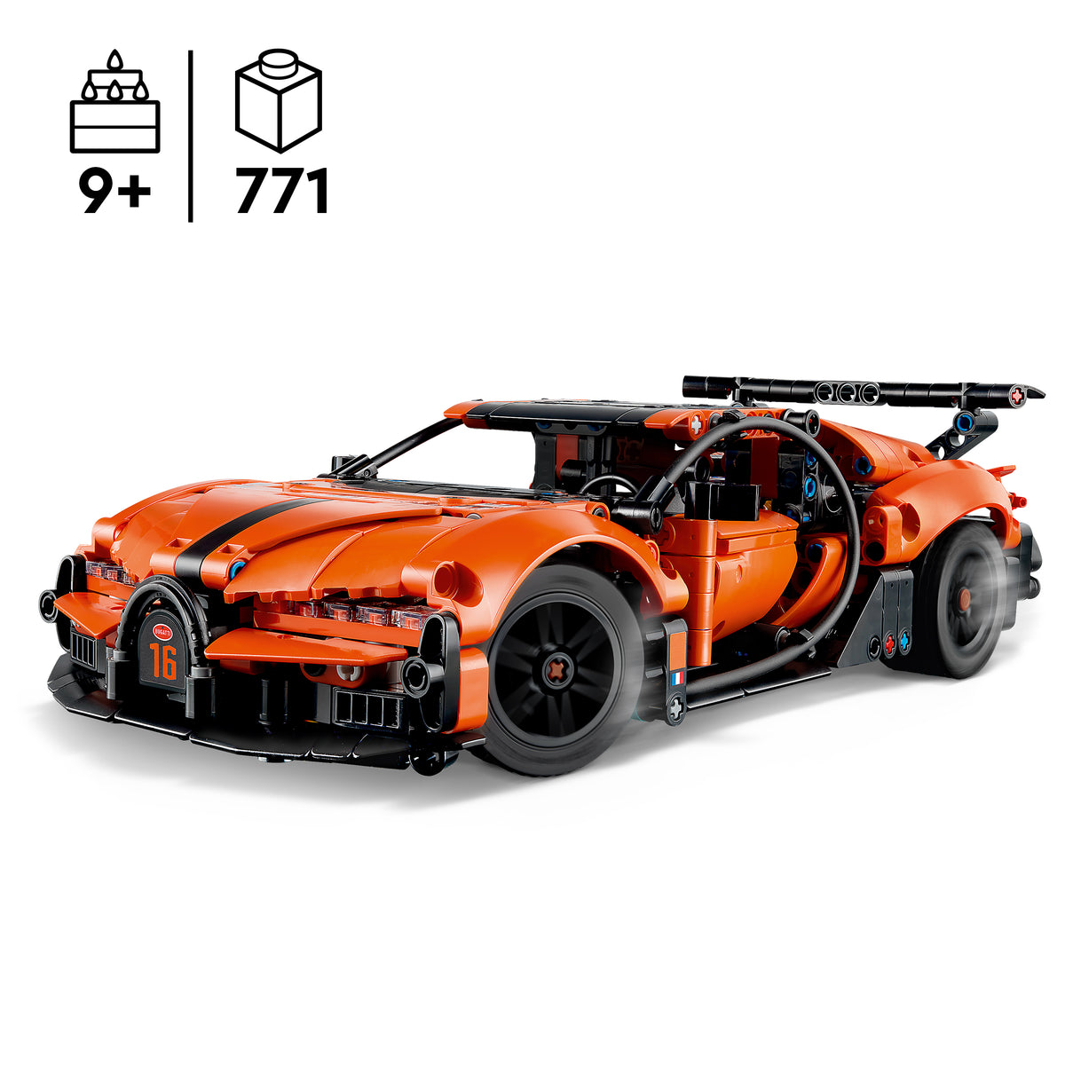 LEGO Technic 42222 Bugatti Chiron Pur Sport Hypercar